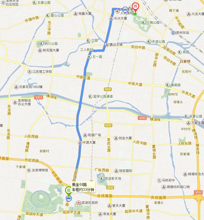 常州交通 常州热门地图 常州旅游地图 > 常州淹城到常州红梅公园怎么