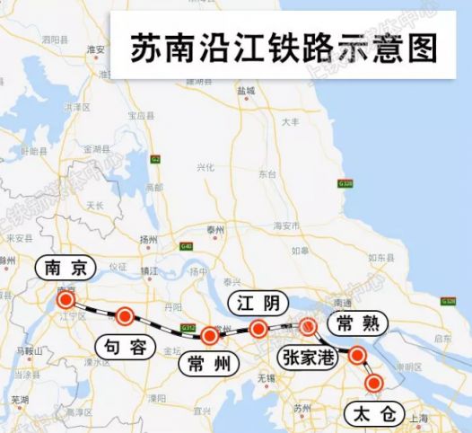 2018常州苏南沿江铁路最新消息