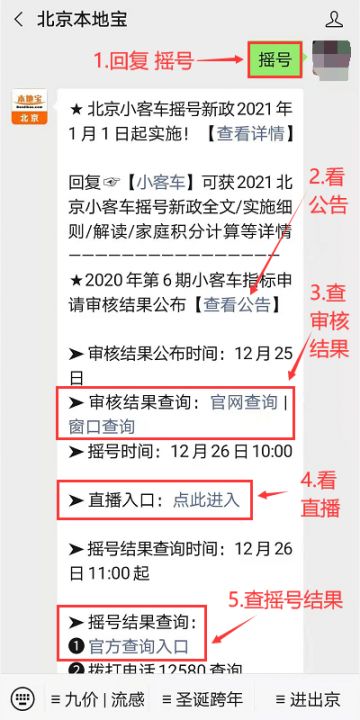 2020年第6期北京小客车摇号结果查询