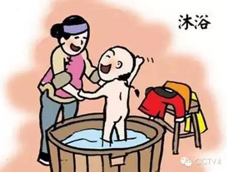 【沐浴】民间有"有钱没钱,剃头过年"的说法.图片