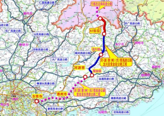 河惠莞高速(路线图 通车时间 高速出口)