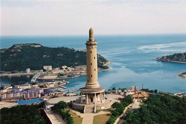 白玉山风景区 俯瞰浪漫旅顺口