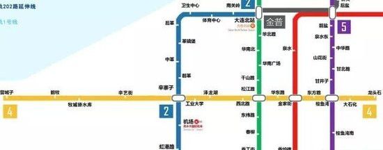 2020年大连地铁规划图