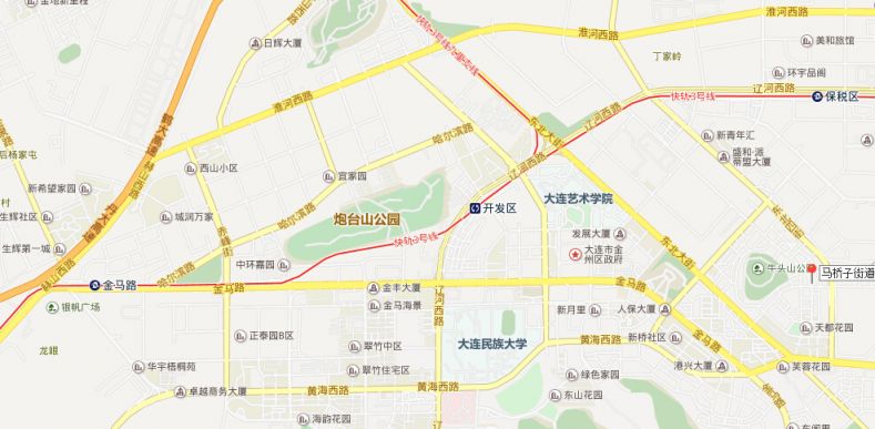 金州区马桥子街道地图高清版