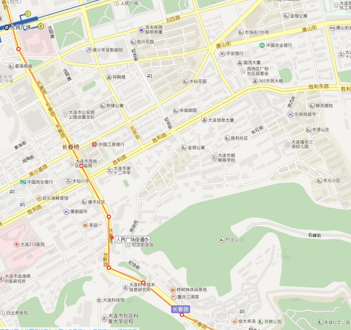 西岗区人民广场街道地图全图高清版图片