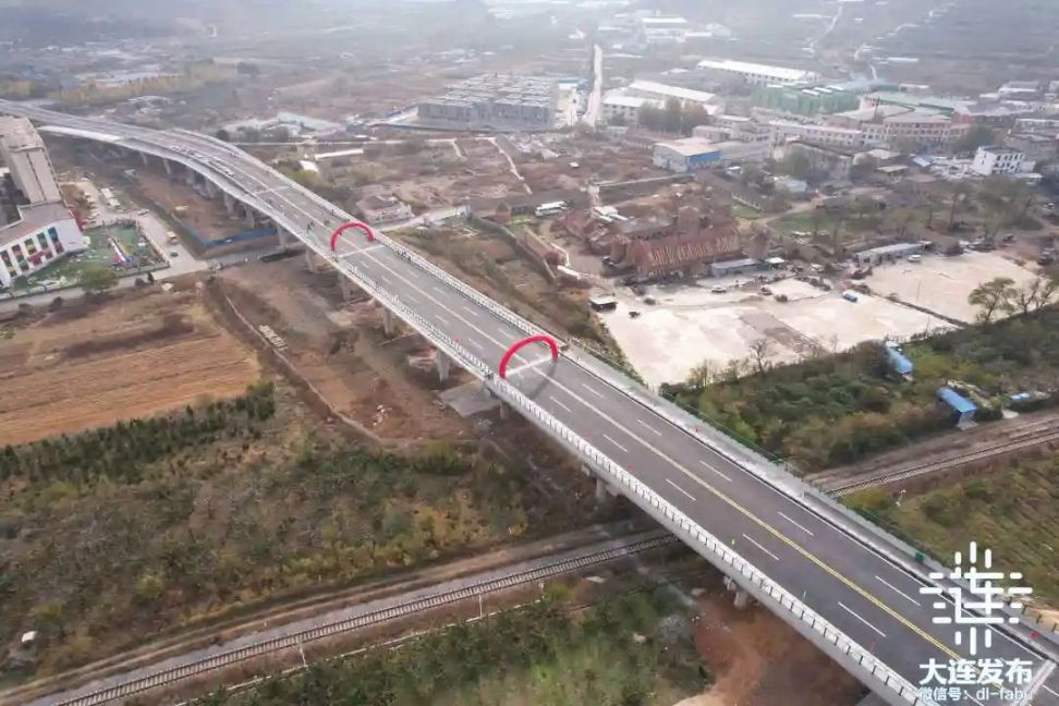 大连至旅顺中部通道工程金柳路段,旅顺段正式通车