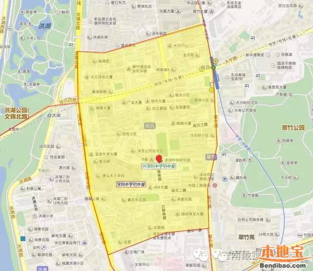 深圳八大初中学区房价地图，竟然还有4字头？