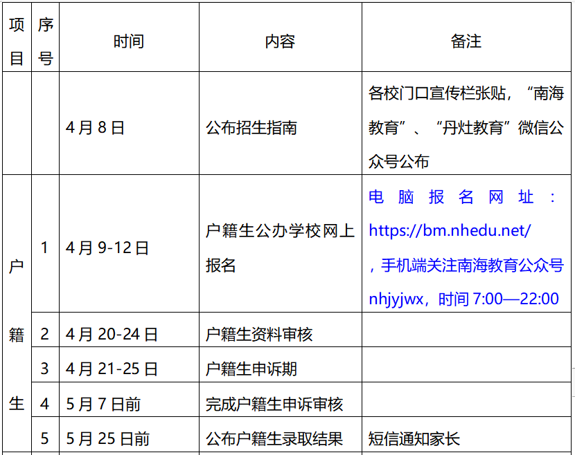 2022佛山南海区丹灶镇公办中小学招生报名指南