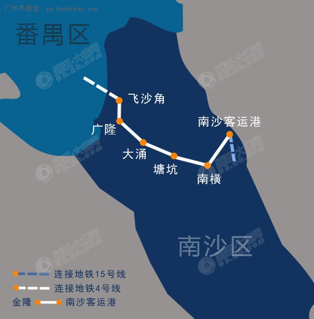 广州地铁4号线南延段或今年年底开通