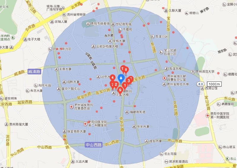 喷水池停车场地图示意图电话:13312237694地址:贵州省贵阳市云岩区喷