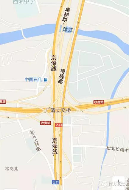 【top7】广清高速下增槎路转东风路(德坭立交),用时8分钟.