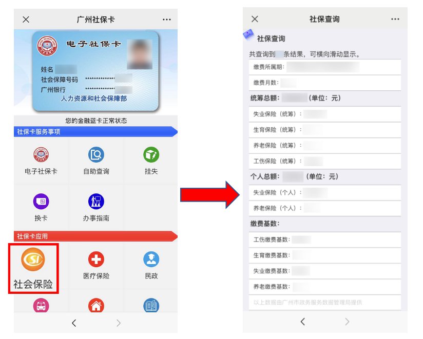 2020广州电子社保卡查询社保明细指引