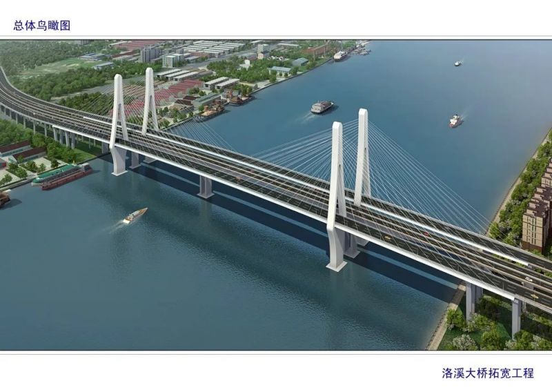 疫情复工复产 广州洛溪大桥拓宽工程恢复施工