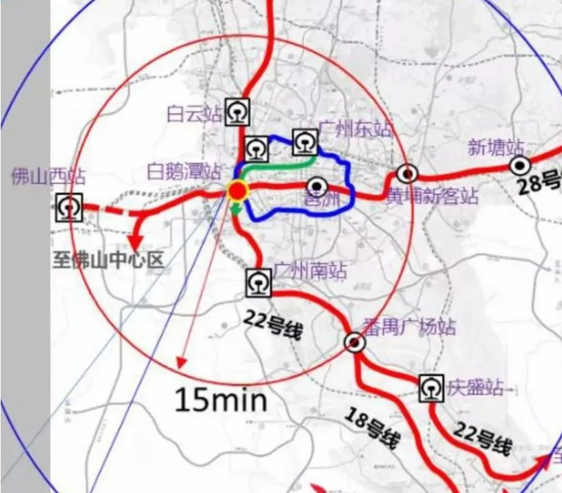 2020广州地铁28号线规划升级为佛山经芳村鱼珠至东莞城际