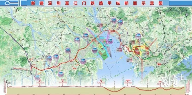 2020深江铁路珠江口隧道于7月2日正式开工