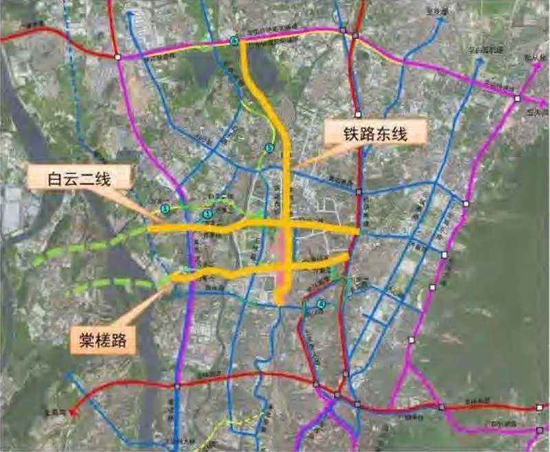 2020广州白云站周边线路将进行调整(线路图)