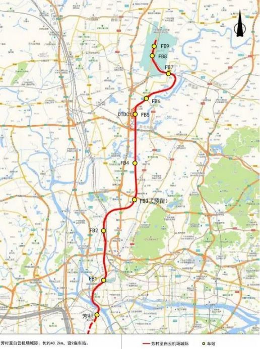 广州地铁22号线北延线攻略(站点 线路图 最新规划)