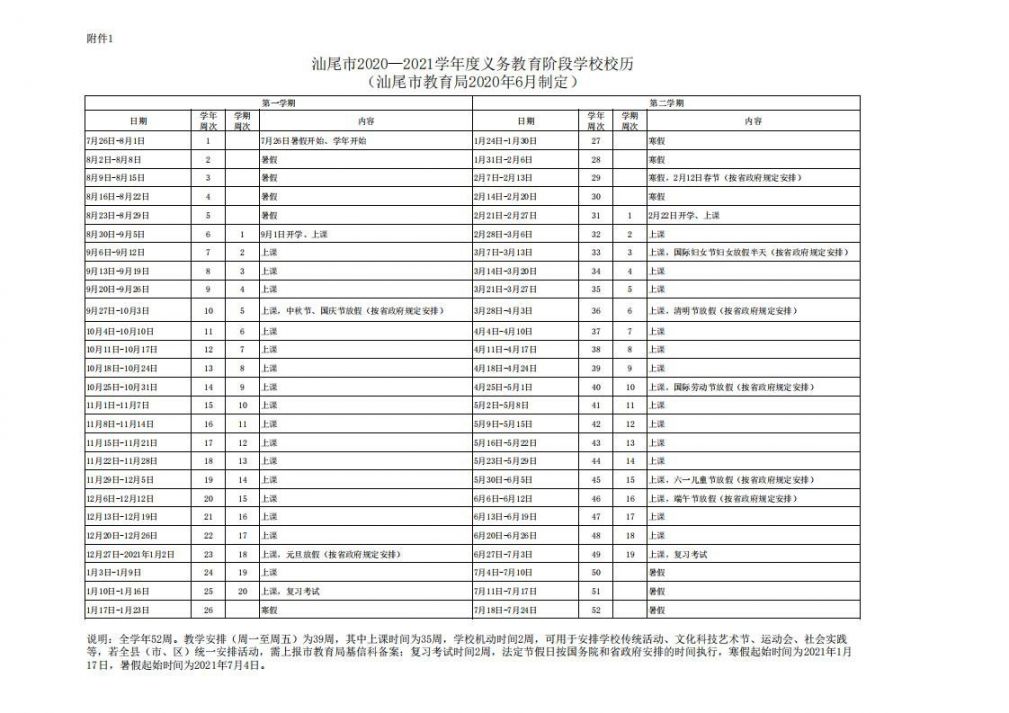 3．汕尾初中放假时间：一般中学放假几月几日？