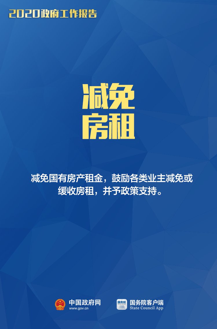 2020年6月前到期的减税降费政策全部延长到今年年底