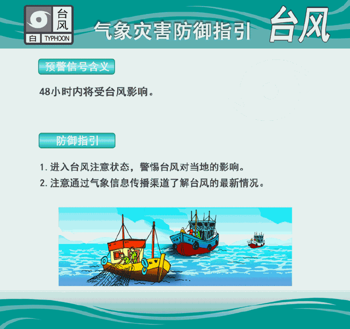 2020年6月12日广州多区发布台风白色预警