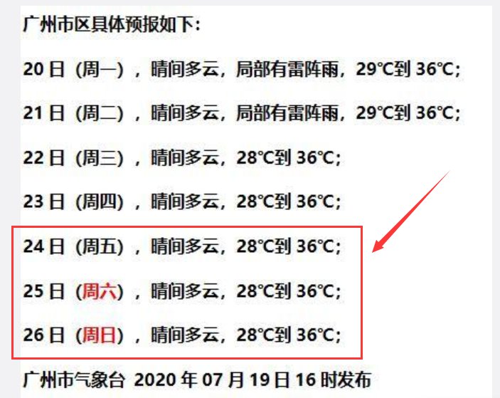 广州中考期间天气:多云为主,天气炎热   广州市中考三天天气预报:   7