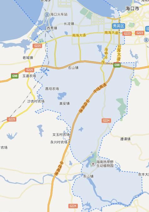 区地图全图高清版(点击可查看大图 秀英区位于海南省海口市西部