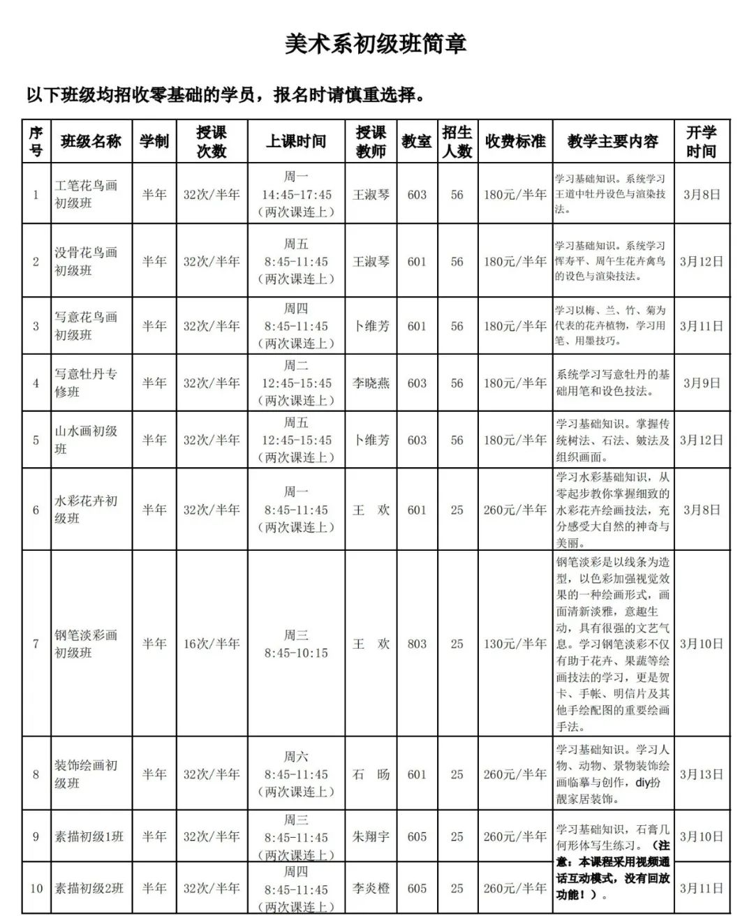 2021哈尔滨老年大学春季招生简章