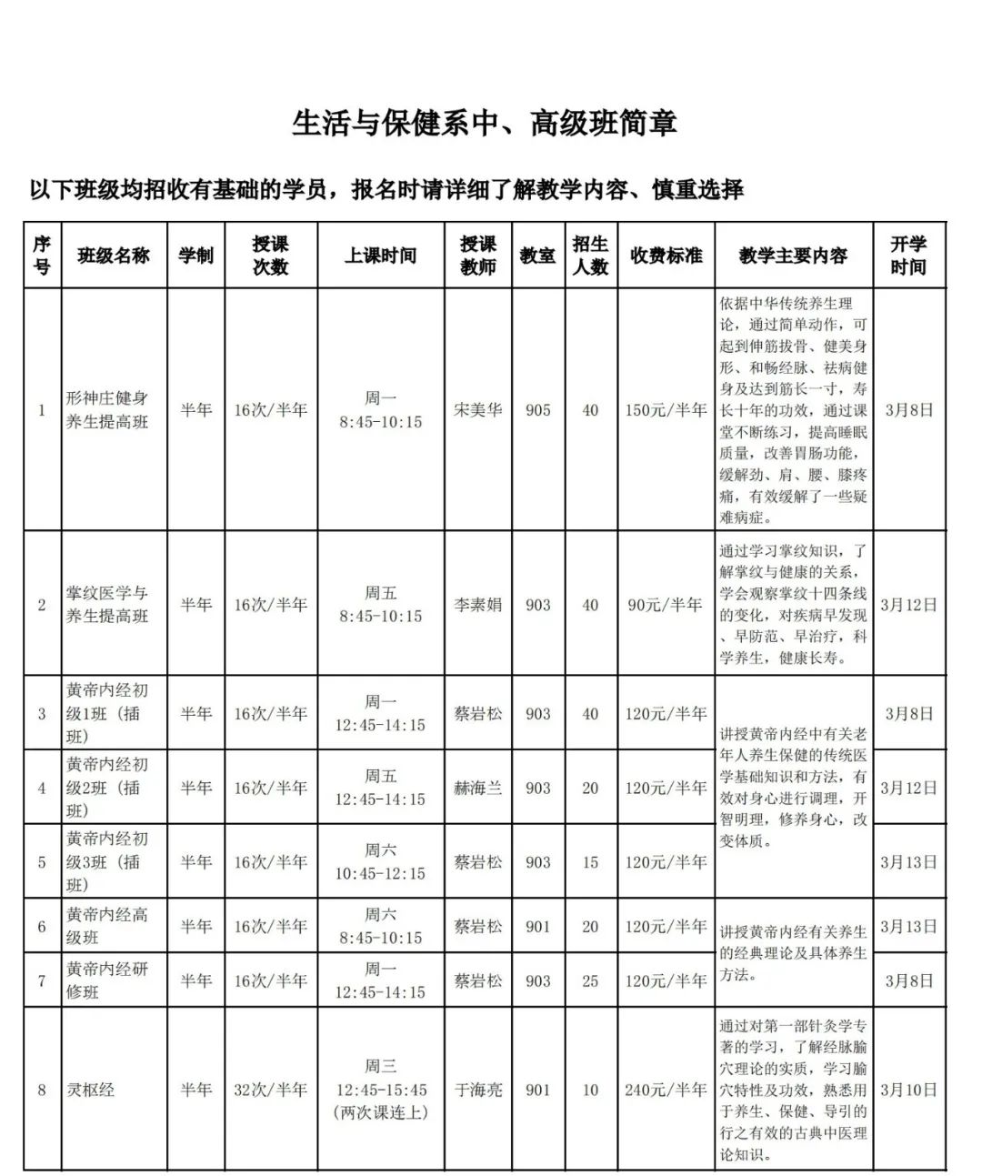 2021哈尔滨老年大学春季招生简章