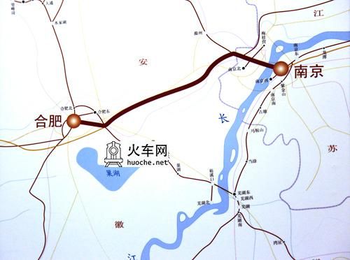 合宁高铁线路图(最新)
