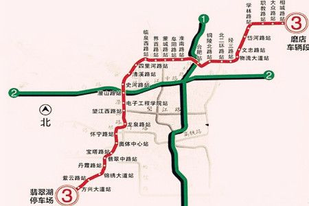 合肥地铁 合肥地铁3号线 > 合肥地铁3号线的标志色是什么颜色  线路起