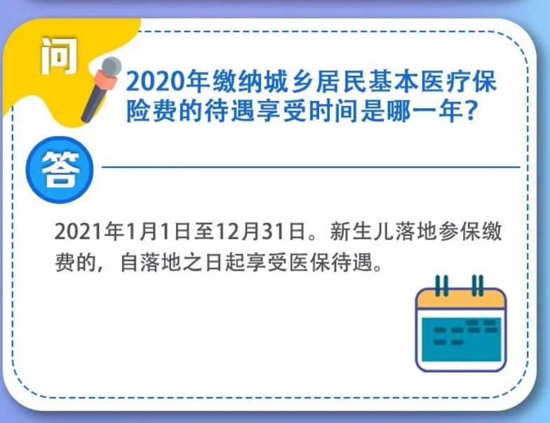 2020安徽城乡居民医保政策问答汇总