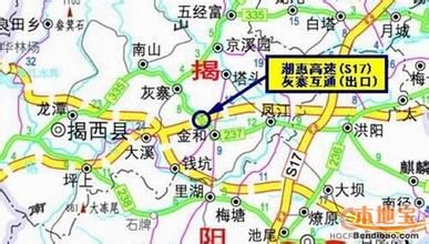 潮惠高速线路图