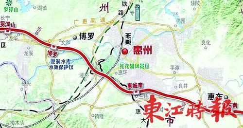 广汕高铁线路图