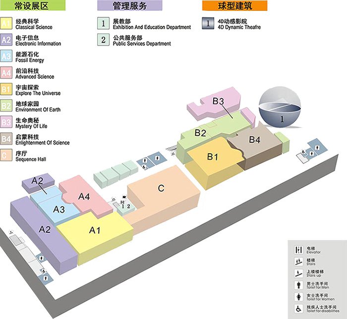 惠州科技馆有哪些场馆呢