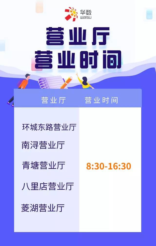 湖州华数部分营业厅恢复正常营业!- 湖州本地宝