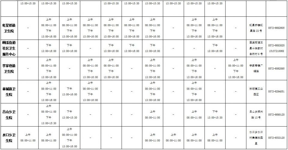 长兴县新冠疫苗接种安排（3月10日至3月20日）