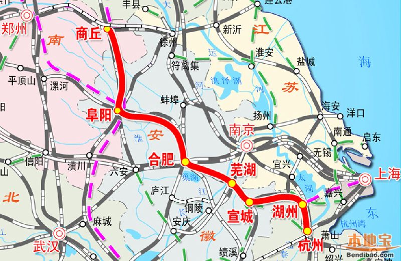 宁西高速铁路规划线路西峡段: 宁西高铁走宁西铁路和沪陕高速沿线