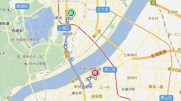 杭州公交b支3区间路线查询