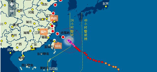 台州台风最新消息 灿鸿强度继续加强