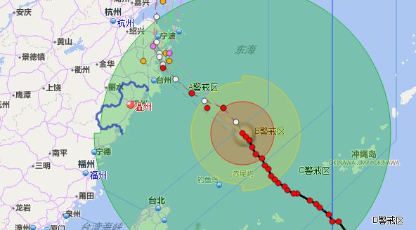 台风灿鸿登陆宁波倒计时(更新中)