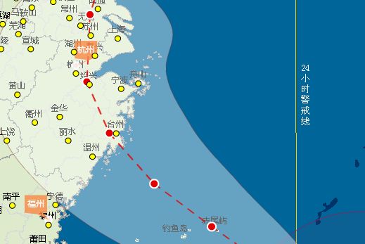 台风灿鸿登陆浙闽时间为10日夜至11日上午