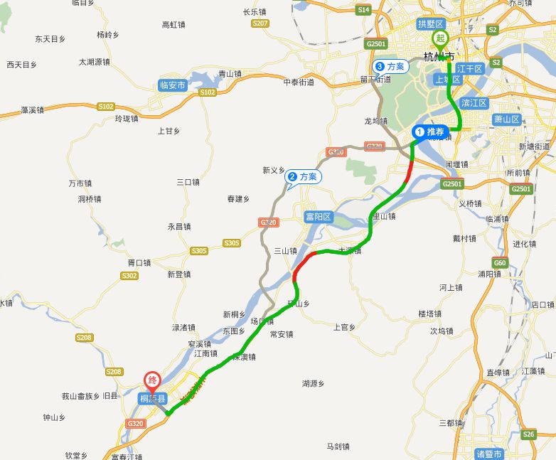 去桐庐自驾怎么走(从杭州出发)