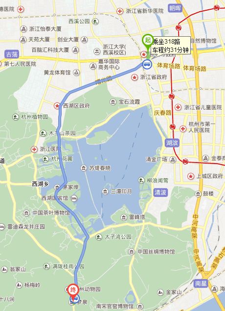 公园                推荐线路   向东南方向出发,右转进入环城北路