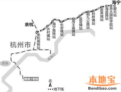 杭州至海宁城际铁路最新消息（工程进度+