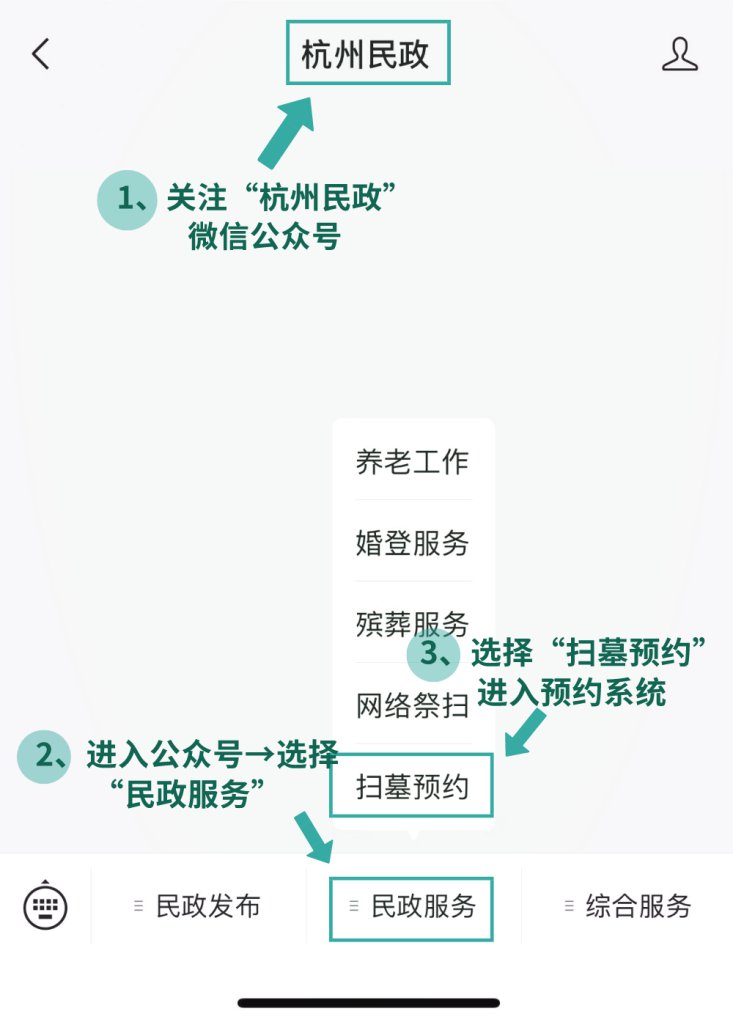 2022杭州富阳清明节扫墓预约指南（预约教程 入园流程 注意事项）