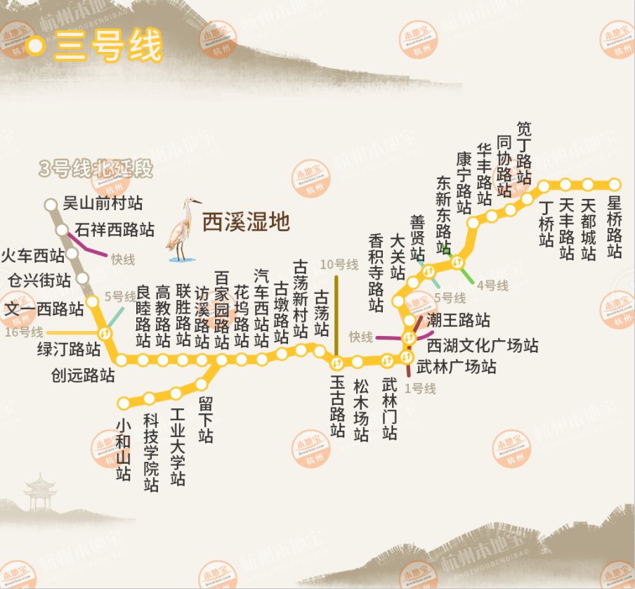 杭州交通 杭州地铁 杭州地铁规划 > 2021杭州在建地铁线路图汇总(持续