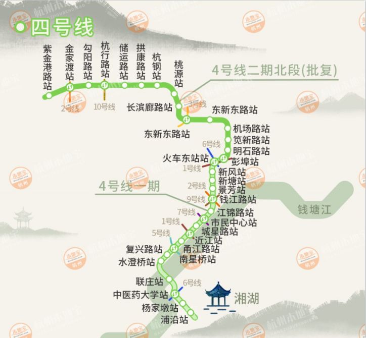 2021杭州在建地铁线路图汇总(持续更新…)