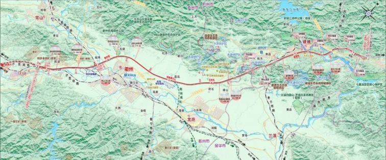 2020杭衢铁路建德段正式动工