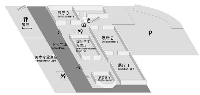 2020浙江美术馆场馆内部分布