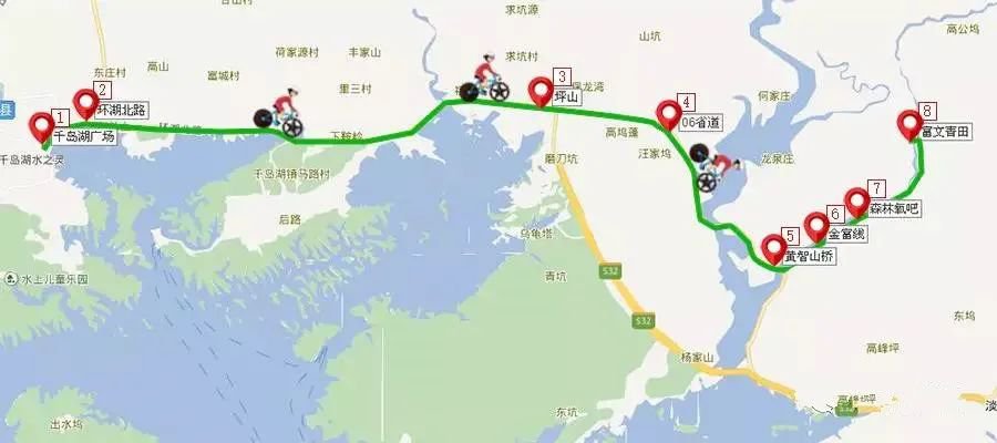 2021杭州千岛湖运动竞技骑行线路